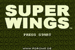 Super Wings (Homebrew) — Title screen